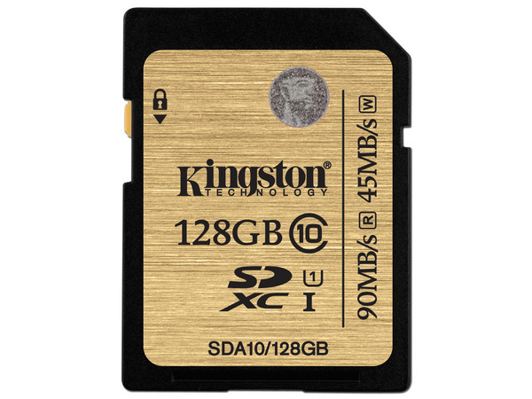 Memoria Kingston SDXC de 128 GB Clase 10.