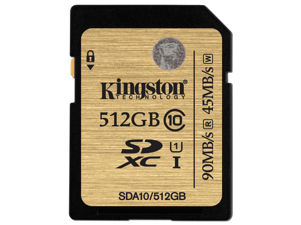 Memoria Kingston SDXC UHS-I U1 de 512 GB Clase 10.