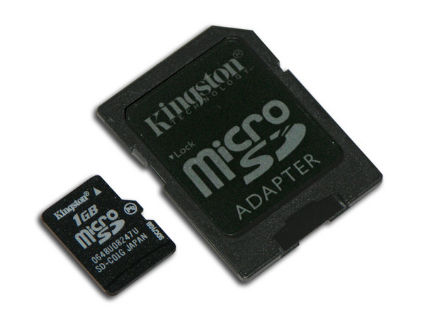 Memoria Kingston microSD de 1GB
