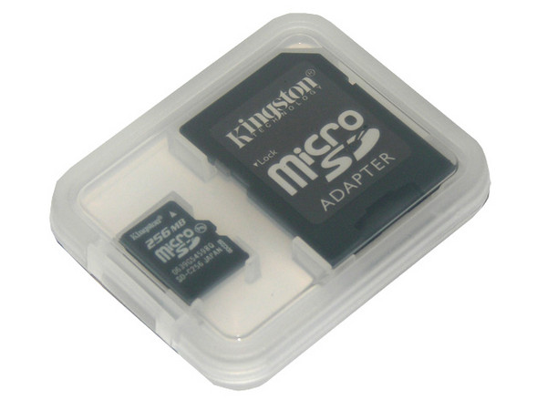 Memoria Kingston MicroSD de 256 MB