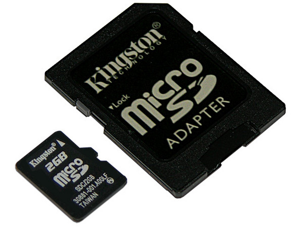 Memoria Kingston microSD de 2GB