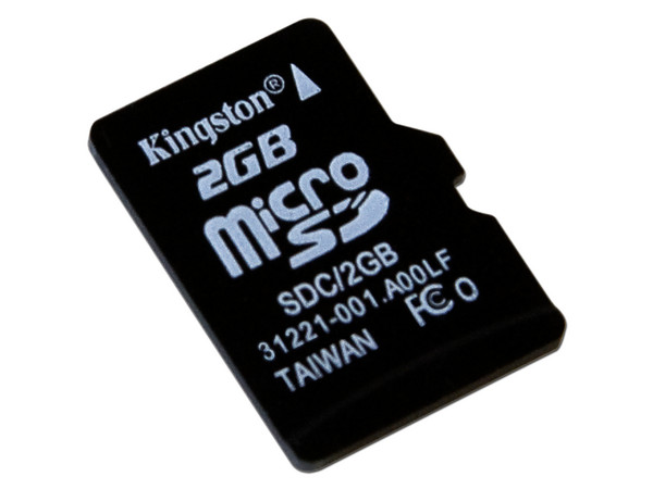 Memoria Kingston microSD de 2GB