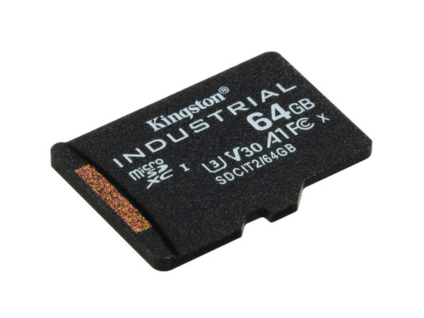 Memoria Flash Kingston Industrial, 64GB MicroSDXC UHS-I Clase 10.