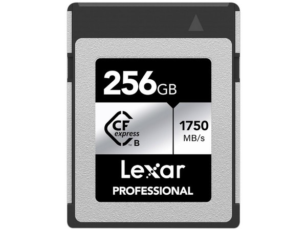 Tarjeta CFexpress Tipo B Lexar Profesional Serie Silver 2.0, 256GB, Lectura de hasta 1750MB/s.