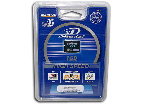 Memoria OLYMPUS xD-Picture Card Tipo H, 1GB