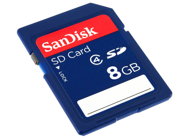 Memoria SanDisk SDHC de 8GB, Clase 4