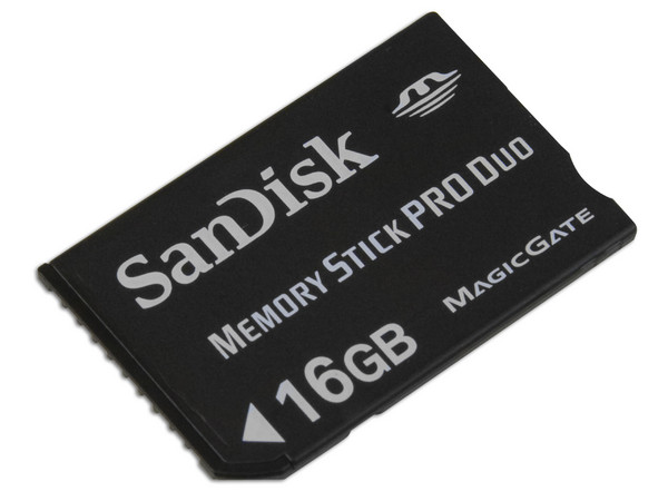 Memoria SanDisk Memory Stick Pro Duo de 16GB