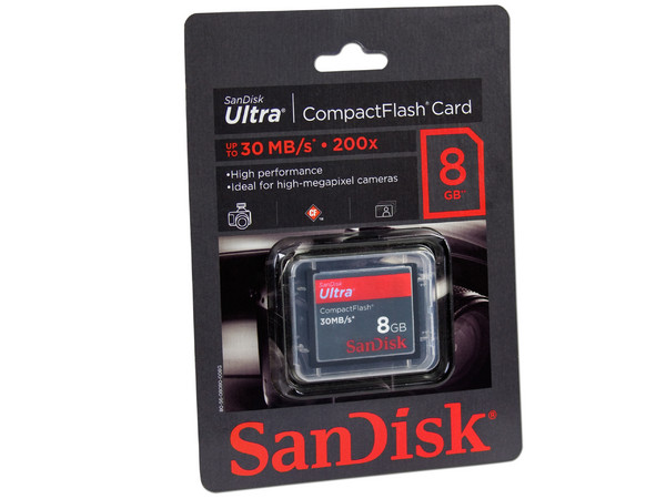 Memoria SanDisk Ultra Compact Flash de 8GB  