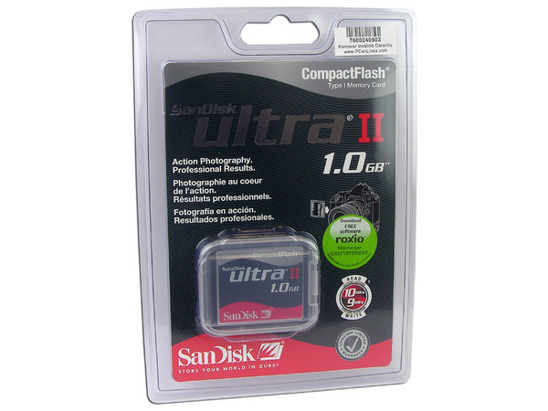 Memoria SanDisk Ultra II Compact Flash de 1GB