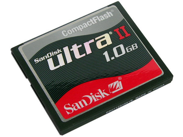 Memoria SanDisk Ultra II Compact Flash de 1GB