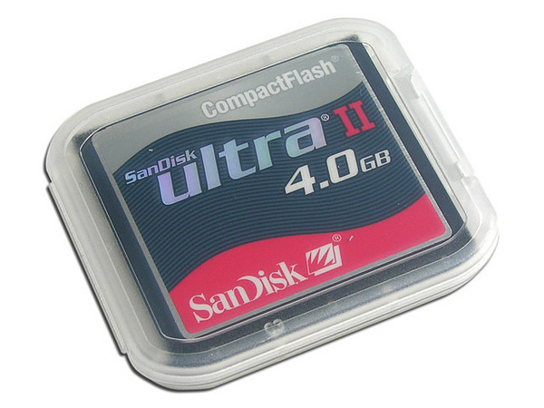 Memoria SanDisk Ultra II Compact Flash de 4GB