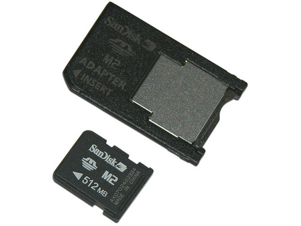 Memoria SanDisk Memory Stick Micro M2 de 512MB