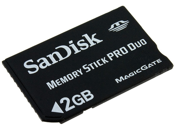Memoria SanDisk Memory Stick Pro Duo de 2GB (Compatible con PSP)
