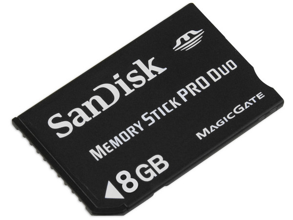 Memoria SanDisk Memory Stick Pro Duo de 8GB, (Compatible con PSP)