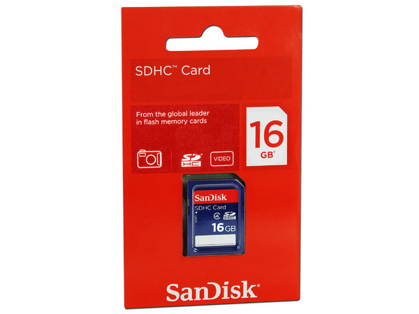 Memoria SanDisk SDHC Clase 4 de 16 GB