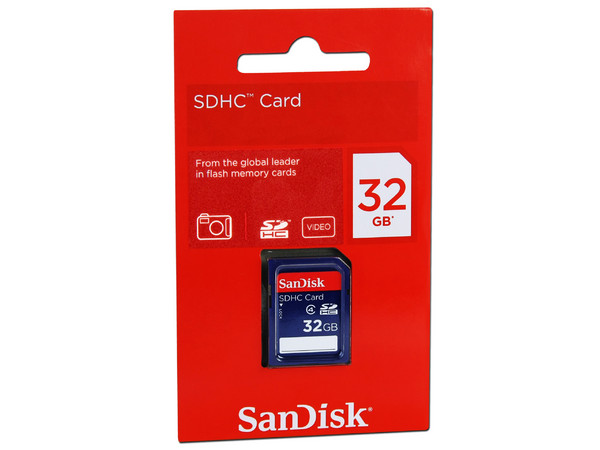 Memoria SanDisk SDHC de 32GB Clase 4