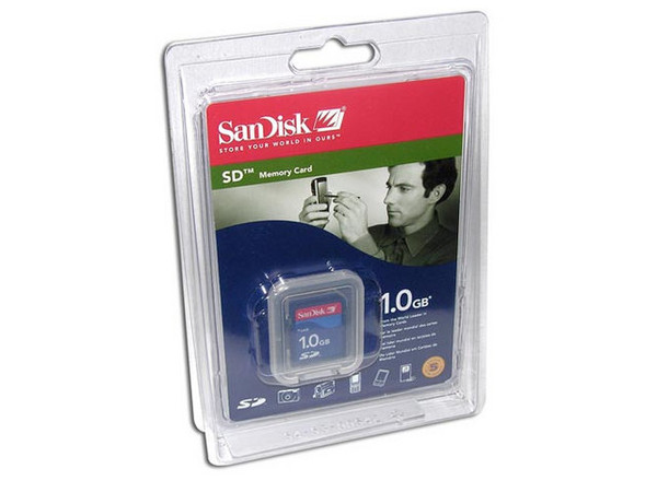 Memoria SanDisk de 1GB, Secure Digital (SD)