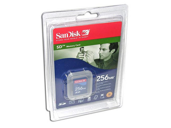 Memoria SanDisk de 256MB, Secure Digital (SD)