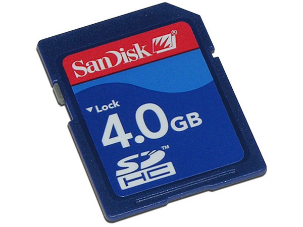 Memoria SanDisk SDHC de 4GB con Lector de Memorias SD SDHC USB 2.0