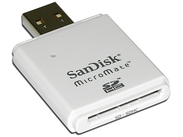 Memoria SanDisk SDHC de 4GB con Lector de Memorias SD SDHC USB 2.0