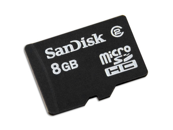 Memoria SanDisk microSDHC de 8GB