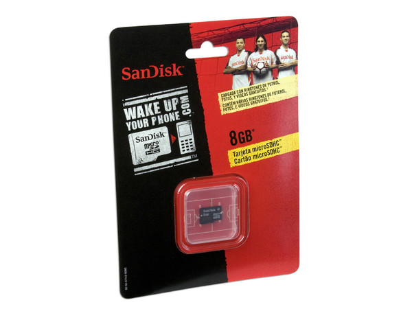 Memoria SanDisk microSDHC de 8GB