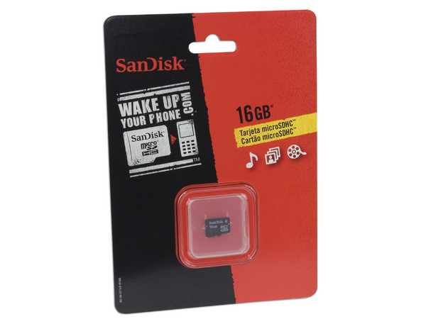 Memoria SanDisk microSDHC de 16GB