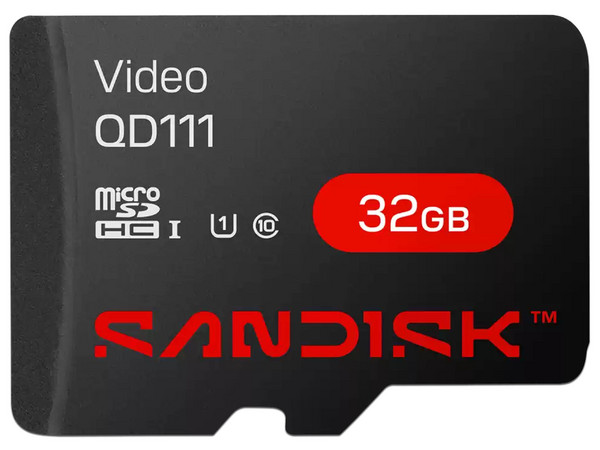 Memoria MicroSDXC SanDisk SDSDQAS4-032G-BP de 32GB, Optimizada para Videovigilancia.