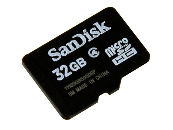 Memoria SanDisk microSDHC de 32GB Clase 4
