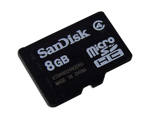 Memoria SanDisk Micro SDHC de 8GB con Lector de Memorias SD SDHC, USB 2.0