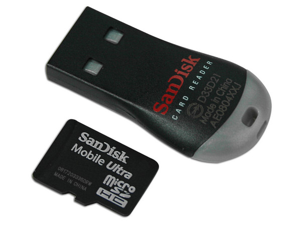 Memoria SanDisk Mobile Ultra Micro SDHC de 16GB incluye Lector USB 2.0