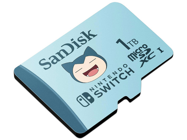 Memoria SanDisk Pokémon de 1TB, microSDXC UHS-I, Edición Snorlax.