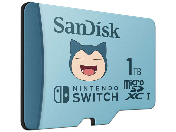 Memoria SanDisk Pokémon de 1TB, microSDXC UHS-I, Edición Snorlax.