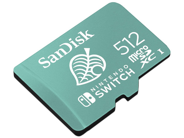 Memoria MicroSDXC UHS-I U3 SanDisk de 512GB para Nintendo Switch, Clase 10.