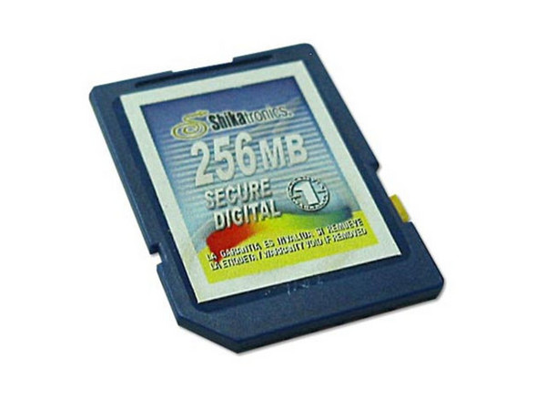 Memoria Shikatronics de 256MB Secure Digital (SD)