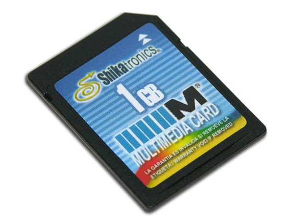 Memoria Shikatronics de 1GB, Multi Media Card (MMC)