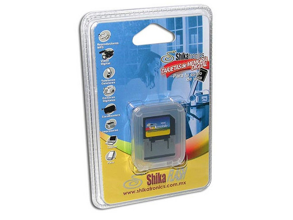 Memoria Shikatronics de 1GB, MultiMediaCard Mobile (MMCM) Dual Voltage 1.8V/3.3V