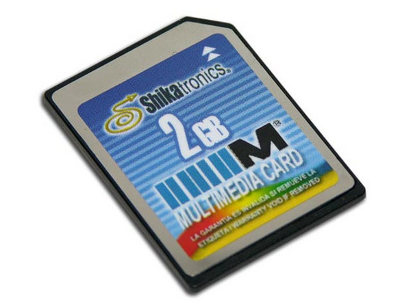 Memoria Shikatronics de 2GB, Multi Media Card (MMC)