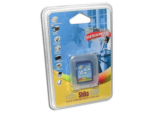 Memoria Shikatronics de 512MB Secure Digital (SD)