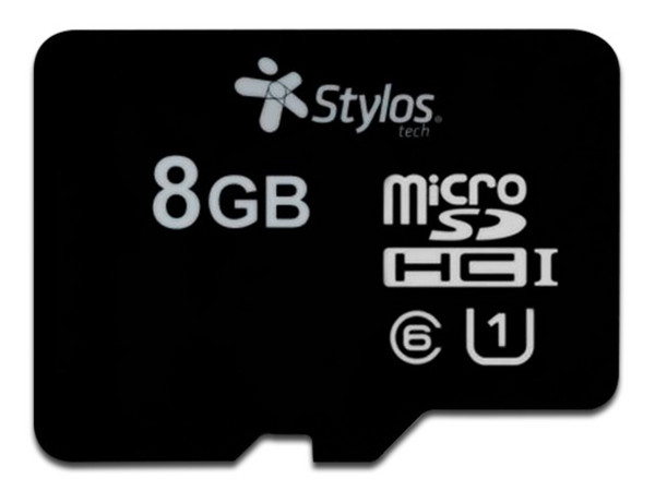 Memoria Stylos MicroSDHC de 8GB, Clase 10.