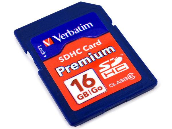 Memoria Verbatim Premium SDHC de 16 GB Clase 6