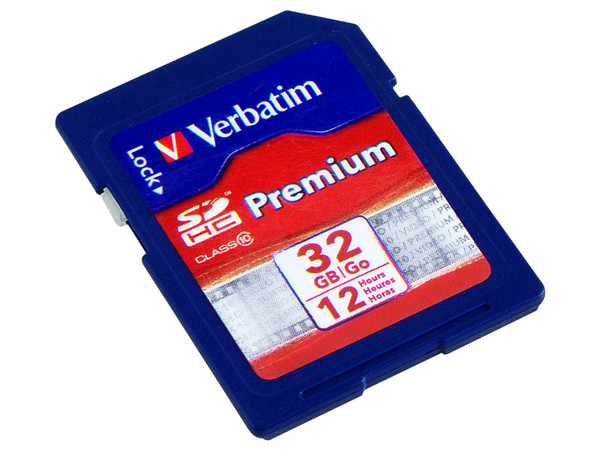 Memoria Verbatim Premium SDHC de 32 GB Clase 10