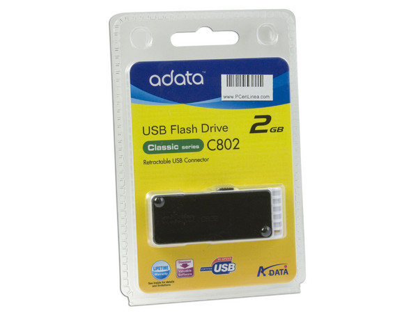 Unidad Flash USB 2.0 ADATA Classic C802 de 2GB