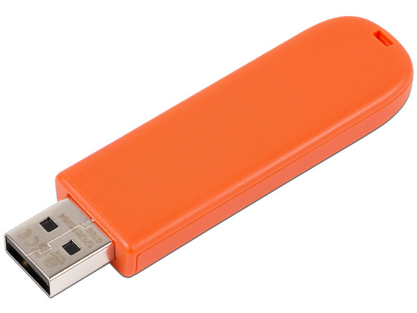 Unidad Flash USB 2.0 ADATA C008 de 16GB, Color Naranja.
