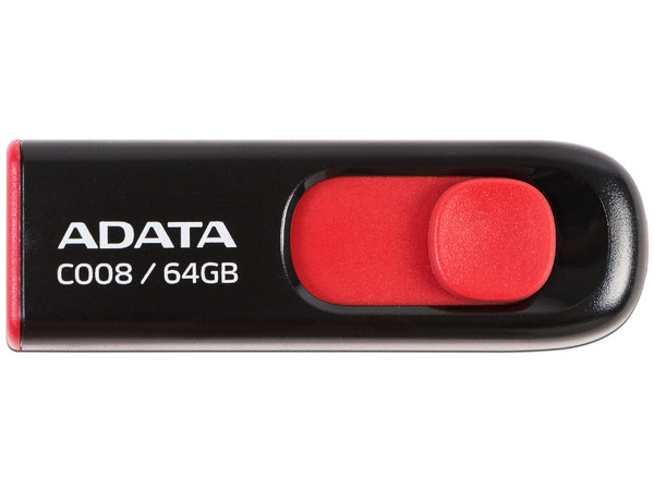 Unidad Flash USB 2.0 ADATA Dash Drive C008 de 64GB.