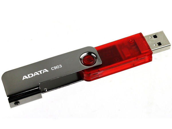 Unidad Flash USB 2.0 ADATA Superior C903 de 4GB. Color Roja