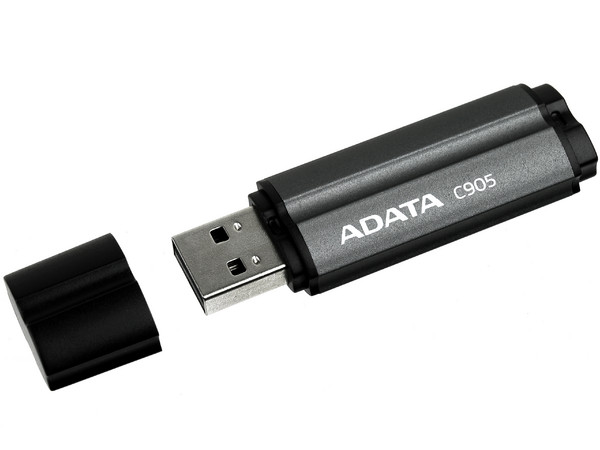 Unidad Flash USB 2.0 ADATA Superior C905 de 4GB. Color Gris 