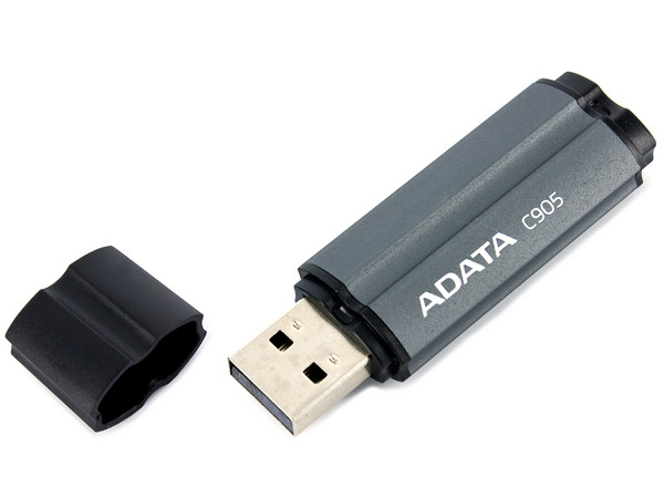 Unidad Flash USB 2.0 ADATA Superior C905 de 8GB. Color Gris 