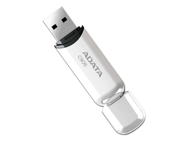 Unidad Flash USB 2.0 ADATA C906 de 64GB. Color Blanco.
