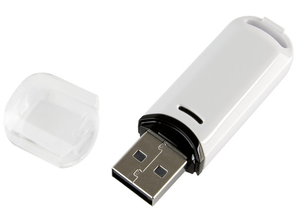 Unidad Flash USB 2.0 ADATA Classic C906 de 8 GB. Color Blanco.